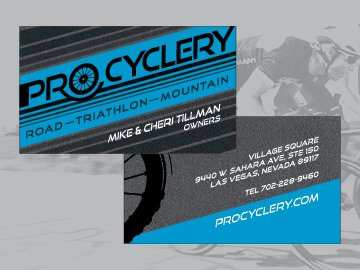 ProCyclery Business Card Design